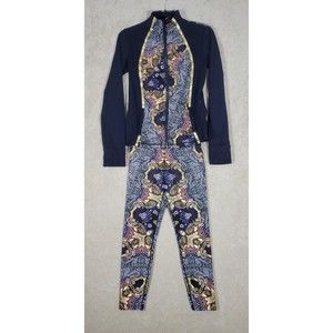 Noli Guilded Suit Women's Yoga Jogging Leggings and Zipper Jacket Size Small